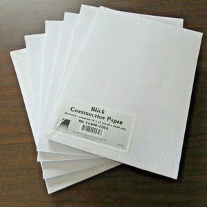 NEW BLICK Construction Paper 50 Count ASSORTED
